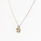 Oval cut Rutile Quartz Solitaire Necklace - Victoria's Jewellery