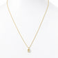 Luna, Oval cut Rutile Quartz Pendant - 7x5mm