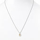 Luna, Oval cut Rutile Quartz Pendant - 7x5mm