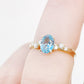 Amani, a Sapphire and Diamond Engagement Ring
