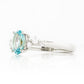 Amani, a Sapphire and Diamond Engagement Ring