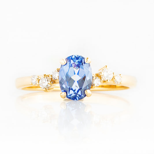 Amani, a Sapphire and Diamond Ring - Victoria's Jewellery