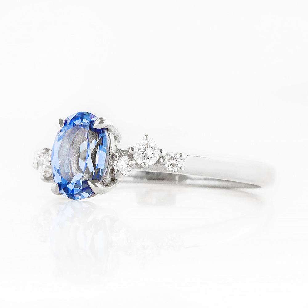 Amani, a Sapphire and Diamond Ring - Victoria's Jewellery