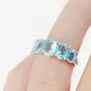 The Sky Blue Topaz Queen Ring