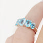 The Sky Blue Topaz Queen Ring