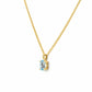 Luna, Oval cut Sky Blue Topaz Pendant - 7x5mm - Victoria's Jewellery