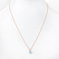 Luna, Oval cut Sky Blue Topaz Pendant - 7x5mm - Victoria's Jewellery