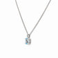 Luna, Oval cut Sky Blue Topaz Pendant - 7x5mm - Victoria's Jewellery
