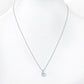 Luna, Oval cut Sky Blue Topaz Pendant - 7x5mm - Victoria's Jewellery
