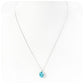 Lana, an Oval cut Sky Blue Topaz Pendant and Chain