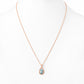 Infinity, Sky Blue Topaz Pendant - 7x5mm