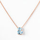 Georgie, Sky Blue Topaz Necklace