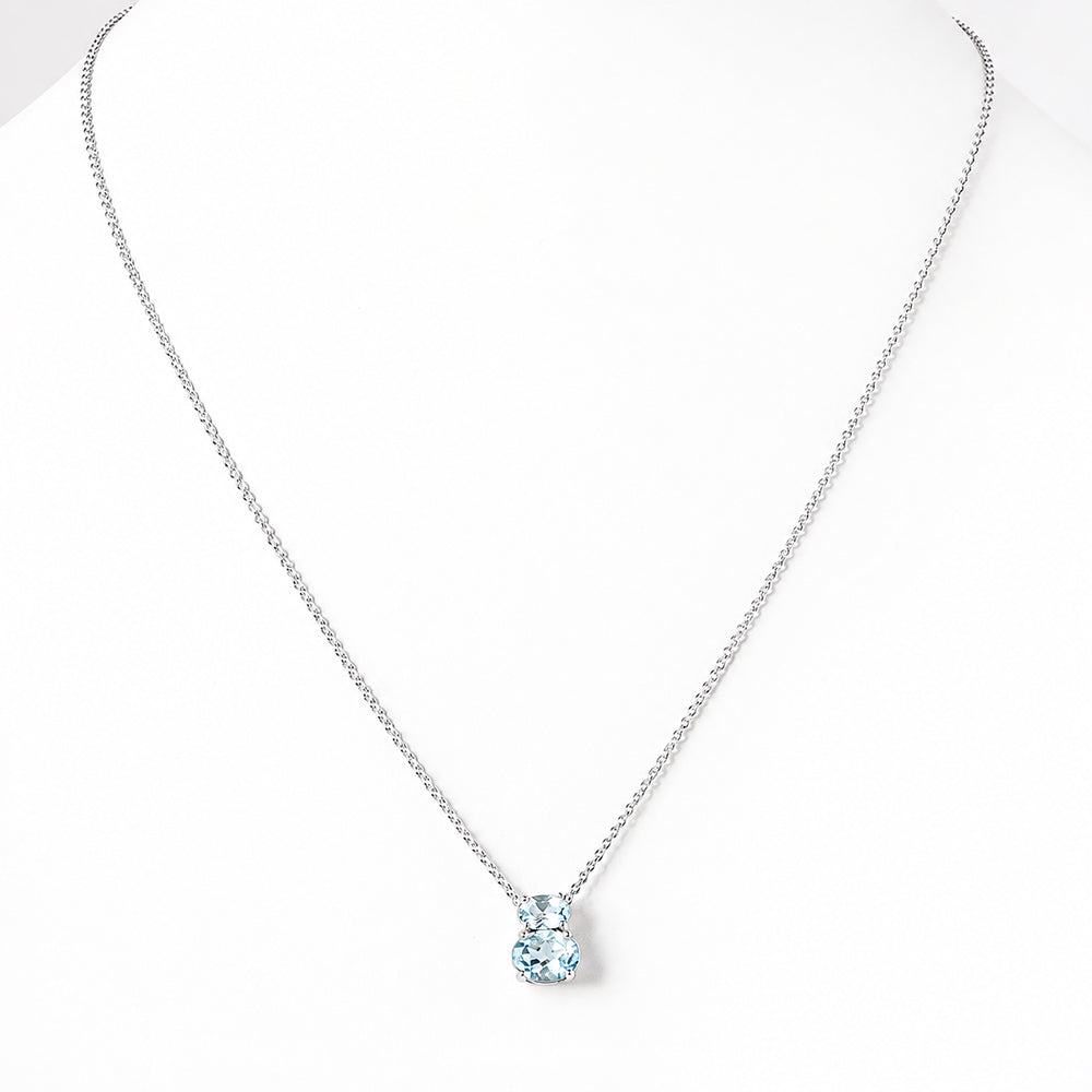 Georgie, Sky Blue Topaz Necklace