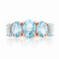 The Sky Blue Topaz Queen Ring - Victoria's Jewellery