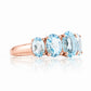The Sky Blue Topaz Queen Ring - Victoria's Jewellery