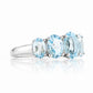 The Sky Blue Topaz Queen Ring - Victoria's Jewellery