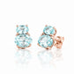 Georgie, Sky Blue Topaz Stud Earrings - Victoria's Jewellery