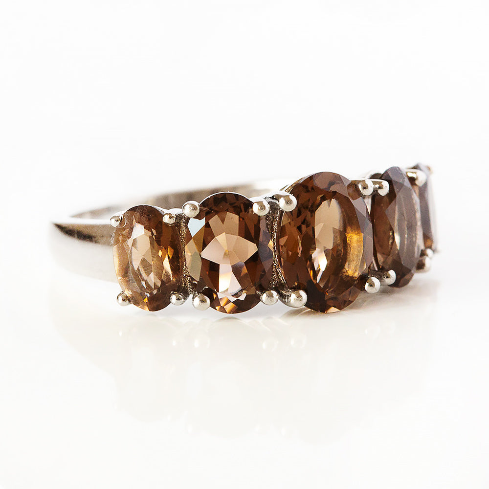 The Smoky Quartz Queen Ring