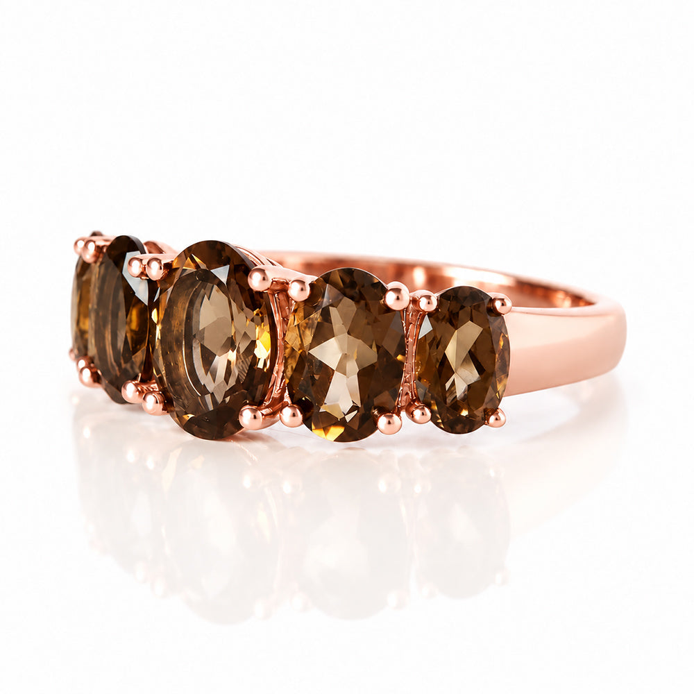 The Smoky Quartz Queen Ring - Victoria's Jewellery