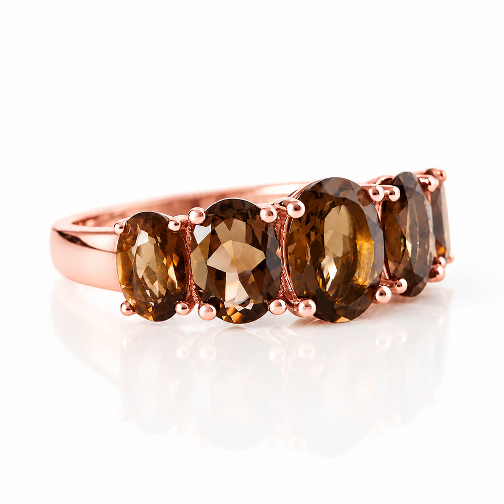The Smoky Quartz Queen Ring - Victoria's Jewellery