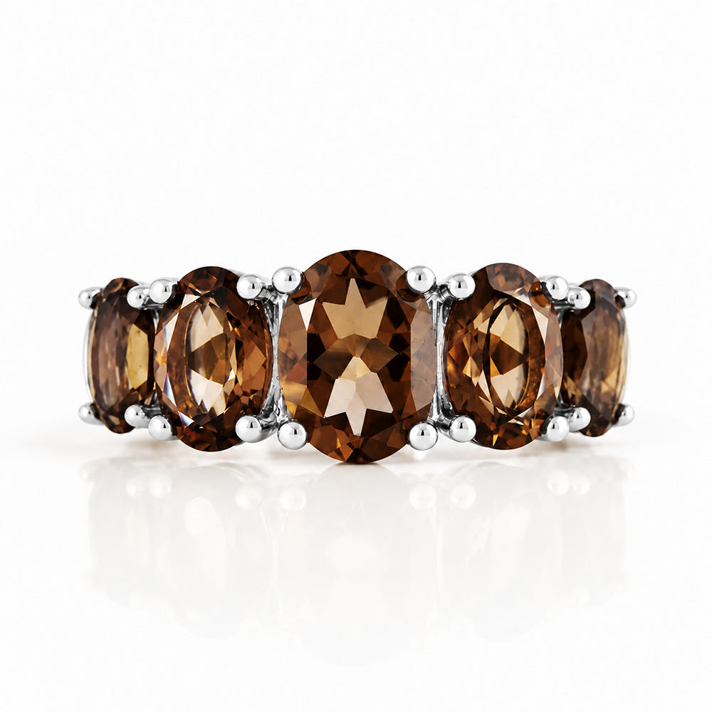 The Smoky Quartz Queen Ring - Victoria's Jewellery