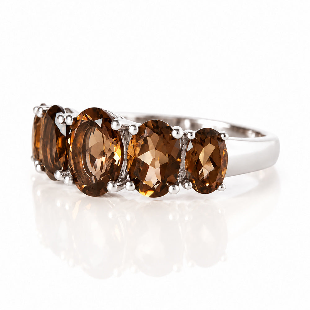 The Smoky Quartz Queen Ring - Victoria's Jewellery