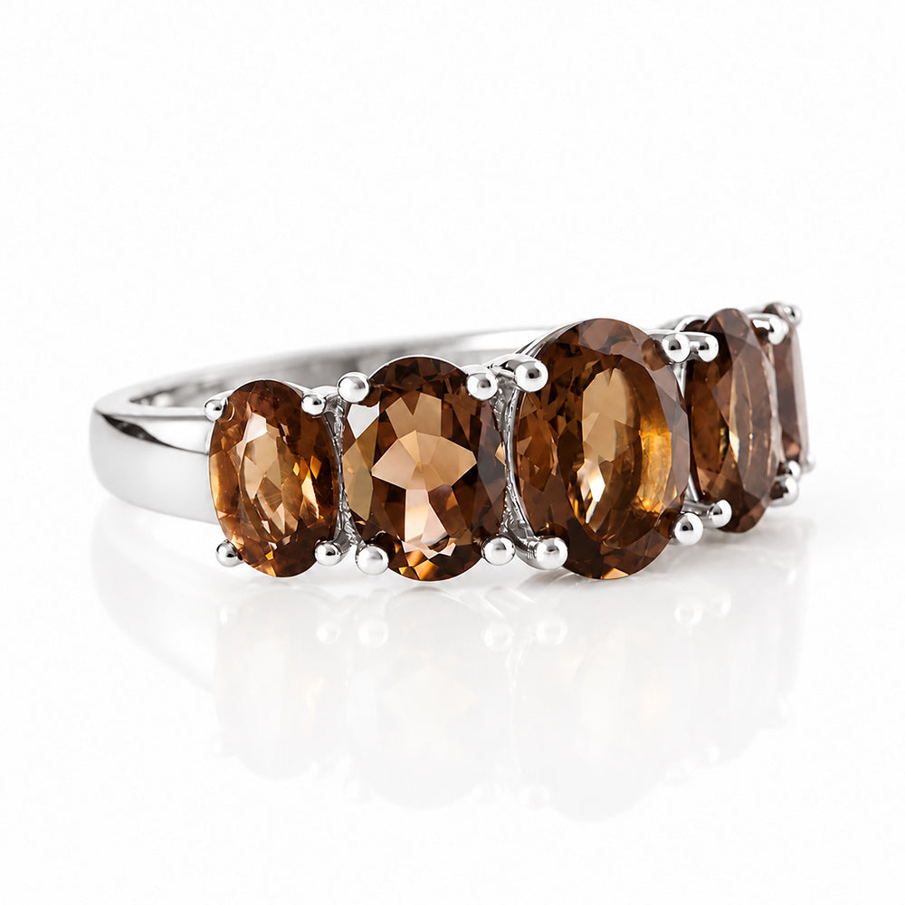 The Smoky Quartz Queen Ring - Victoria's Jewellery