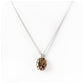 Lana, an Oval cut Smoky Quartz Pendant and Chain