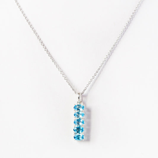Willow, Swiss Blue Topaz Necklace