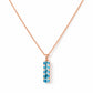Willow, Swiss Blue Topaz Necklace - Victoria's Jewellery