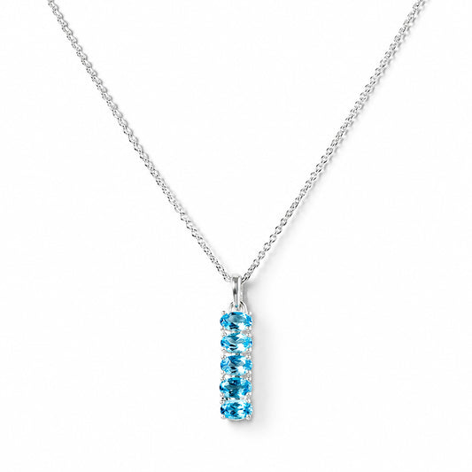 Willow, Swiss Blue Topaz Necklace