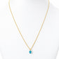 Luna, Oval cut Swiss Blue Topaz Pendant - 7x5mm - Victoria's Jewellery