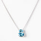 Georgie, Swiss Blue Topaz Necklace