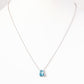Georgie, Swiss Blue Topaz Necklace