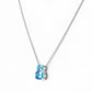 Georgie, Swiss Blue Topaz Necklace