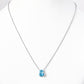 Georgie, Swiss Blue Topaz Necklace