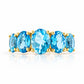 The Swiss Blue Topaz Queen Ring - Victoria's Jewellery
