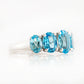 The Swiss Blue Topaz Queen Ring