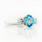 Lucy, a Swiss and Sky Blue Topaz Ring - Victoria's Jewellery