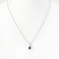 The Infinity Pendant with Tanzanite and Diamonds - 7x5mm