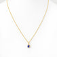 The Infinity Pendant with Tanzanite and Diamonds - 7x5mm