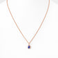 The Infinity Pendant with Tanzanite and Diamonds - 7x5mm