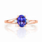 Georgie, Tanzanite and Diamond Ring - Victoria's Jewellery