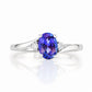 Georgie, Tanzanite and Diamond Ring - Victoria's Jewellery