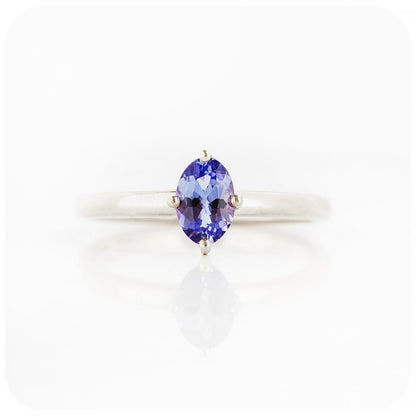 Tamsin, a Tanzanite Solitaire Ring