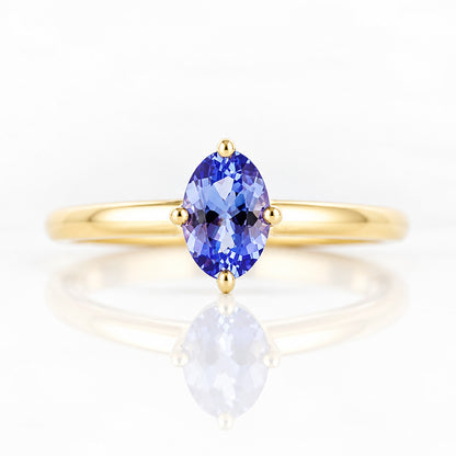 Tamsin, a Tanzanite Solitaire Ring - Victoria's Jewellery