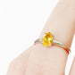 Pippa, Oval cut Citrine Ring