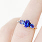 Lucy, a Tanzanite Trilogy Ring - Victoria's Jewellery
