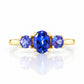 Lucy, a Tanzanite Trilogy Ring - Victoria's Jewellery