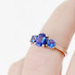 Lucy, a Tanzanite Trilogy Ring - Victoria's Jewellery